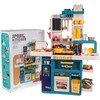 Ramiz Kitchen Kitchenette with Light, Sound and Vanduo Function 80 pieces. žalias