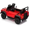 Elektromobilis Land Rover Defender 110 SVX Concept, Raudona
