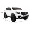 Ramiz Važiuoklė na akumulator Mercedes GLC 63S Baltas
