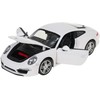 Autko Metalowe 1:24 Porsche 911 Baltas RASTAR