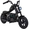 Elektrinis vaikiškas motociklas Cruiser 12 juodas iki 16km/h
