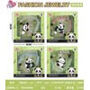 Bagsmart Panda Žalias Bracelet Jewelry Set