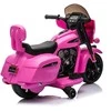 Pink Rožinė Elektrinis motociklas Chopper INDIAN, Rožinė
