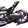 Statybiniai blokai motociklų lenktynininkams rožiniai 2066 vnt