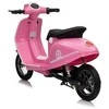 Bili Bike Elektrinis retro stiliaus paspirtukas su 350W varikliu, vaikams nuo 6 metų, cianas