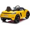 Roger Elektromobilis Porsche Spyder RS 718 geltonas