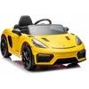 Roger Elektromobilis Porsche Spyder RS 718 geltonas
