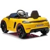 Elektromobilis Porsche Spyder RS 718 geltonas MP4 versija