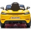 Elektromobilis Porsche Spyder RS 718 geltonas MP4 versija