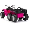 Dvivietis elektrinis keturratis Extreme Sport TX ATV 4x4, Rožinė