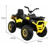 Ramiz Elektrinis keturratis ATV Desert, Geltona
