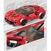 Ramiz Konstruktorius Sportinis automobilis R/C Raudonas