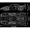 Ramiz Konstruktorius Sportinis automobilis 2688 el. Raudonas