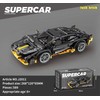 Konstruktorius Sportinis automobilis Juodas 589 el.