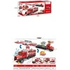 Ramiz Truck with Launcher 2in1 + Accessories Raudona