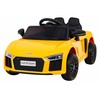 RAMIZ Elektromobilis Audi R8 geltonas su pulteliu