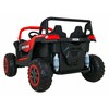 Ramiz Raudon ATV lenktyninis bagis 2 vaikams + 4x4 pavara + nuotolinio valdymo pultas + lėtas užvedimas + MP3 LED