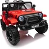 Vaikiškas elektrinis 4x4 sportinis visureigis su LED šviesomis ir muzika, nuo 3 metų