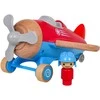 Lean Toys Ramiz Raudonas medinis žaislinis lėktuvas