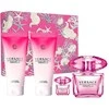 Versace Bright Crystal Absolu EDP rinkinys moterims (EDP, 90 ml + parfumuota dušo želė, 100 ml + EDP, 5 ml + parfumuotas kūno losjonas, 100 ml)