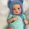 District Realistiškos išvaizdos lėlė kūdikis Hoomai Doll, mėlynas