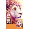 Dėlionė Jigsaw Puzzle Flowers Drawn Lion, 300 det