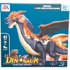 Drakonas su šviesos ir garso efektais Ao Xie Toys, mėlynas