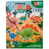 Keramikinis rinkinys su dažais piešimui - dinozaurai
