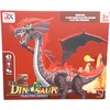 Kiaušinius dedantis Drakonas su šviesos ir garso efektais Ao Xie Toys, rudas