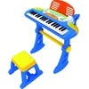 Pianinas su kėdute ir mikrofonu vaikams, rožinis