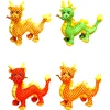 Pliušinis žaislas - Drakoniukas, žalias, Spalva: Geltona