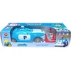 Radijo bangomis valdomas automobilis policijos automobilis, raudonas