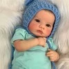 Realistiškos išvaizdos lėlė kūdikis Hoomai Doll, mėlynas