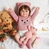 Realistiškos išvaizdos lėlė kūdikis Hoomai Doll, rožinis
