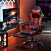 Yaheetech Ergonomiška žaidimų kėdė su masažo funkcija (Nemokamas pristatymas)