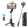 Asmenukių lazda Modux Selfie Stick su LED apšvietimu 3 in 1