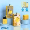 4in1 120W, USB sieninis įkroviklis, 2x USB-C, 2x USB