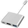 Avernus USB Šakotuvas Hub 3in1 Type-C / USB3.0 / HDMI 4k / PD
