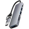 Avernus USB Šakotuvas Hub 6in1 USB C / USB A / USB 3.0 / USB 2.0 x 2 / SD card reader / TF / PD