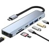 Avernus USB Šakotuvas Hub 7in1 USB-C/HDMI/ USB 2.0/USB 3.0/ MICRO SD/PD