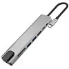 Avernus USB Šakotuvas Hub 8in1 USB C x2 / USB 3.0 x2 / RJ45 / HDMI / SD card reader / TF