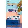 VK98 belaidė universali membraninė klaviatūra ir pelė