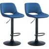 Mville 2 baro kėdžių rinkinys Camden velvet juodas