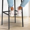 Mville 2 baro kėdžių rinkinys "Montreal 85", dirbtinė oda, juoda