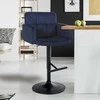 Clp Trading Mville Baro kėdė Los Angeles Velvet juoda