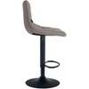 Mville Baro kėdė "Jerry", juodas audinys