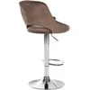 Mville Baro kėdė "Milet Velvet" chromuota