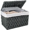 Bipohome MERIDA grafito spalvos bagažinė, 65 l, S, 56×34×34 cm