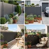 Bipohome PVC balkono uždanga 100x300 cm „BARU“, antracito spalvos