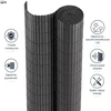 Bipohome PVC balkono uždanga 100x500 cm „BARU“, antracito spalvos